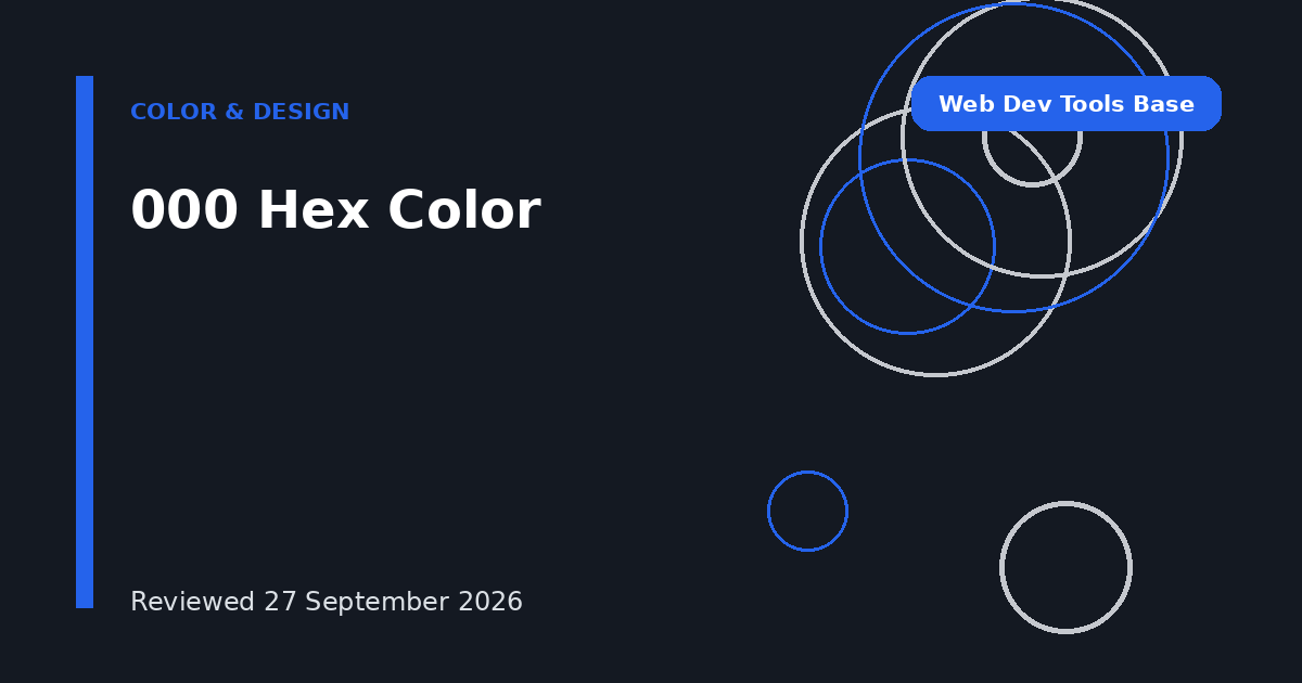 000 Hex Color