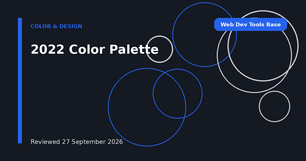 2022 Color Palette