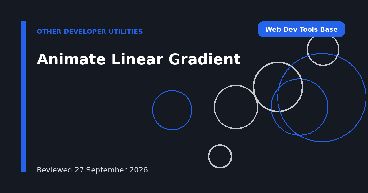 Animate Linear Gradient