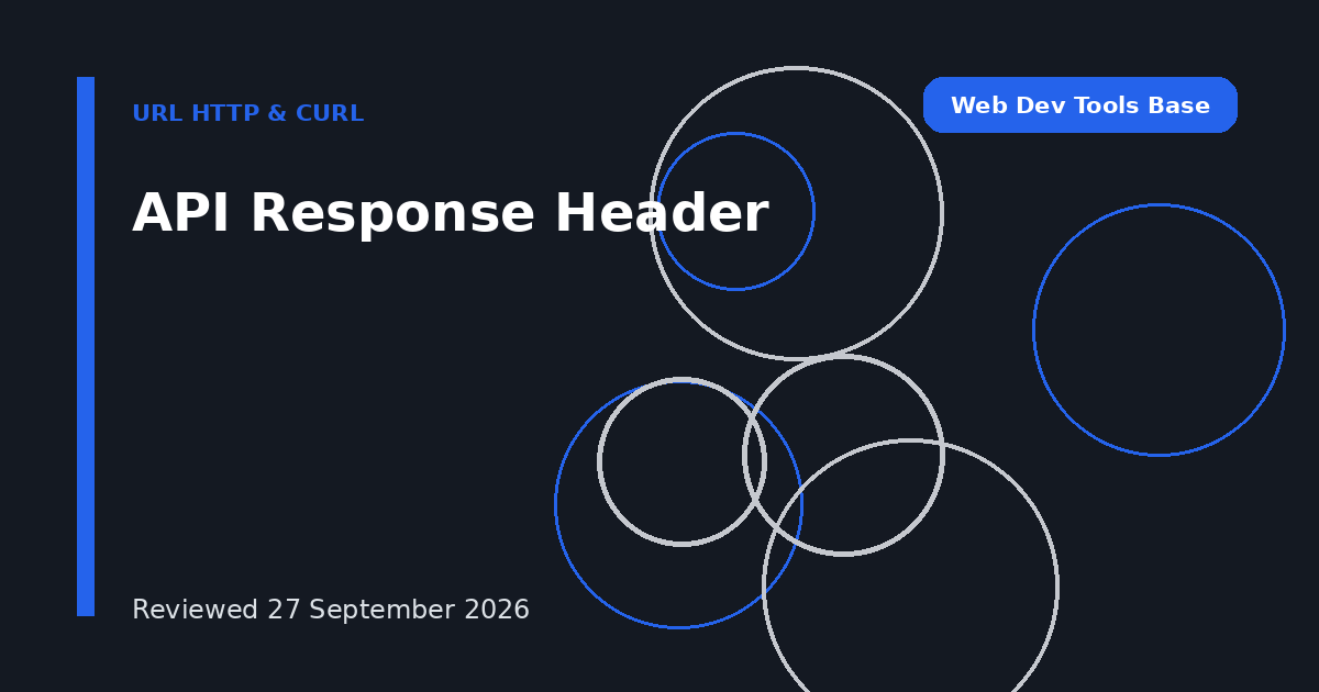 API Response Header