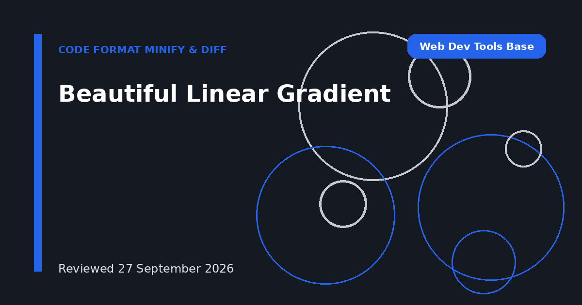 Beautiful Linear Gradient