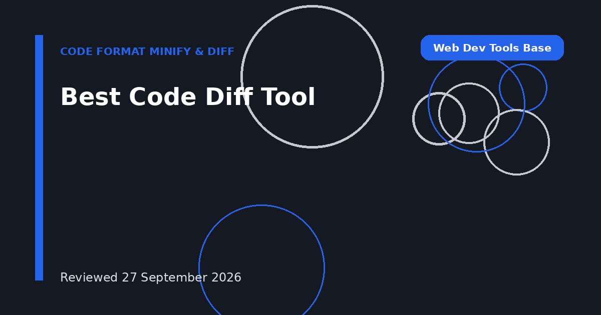 Best Code Diff Tool