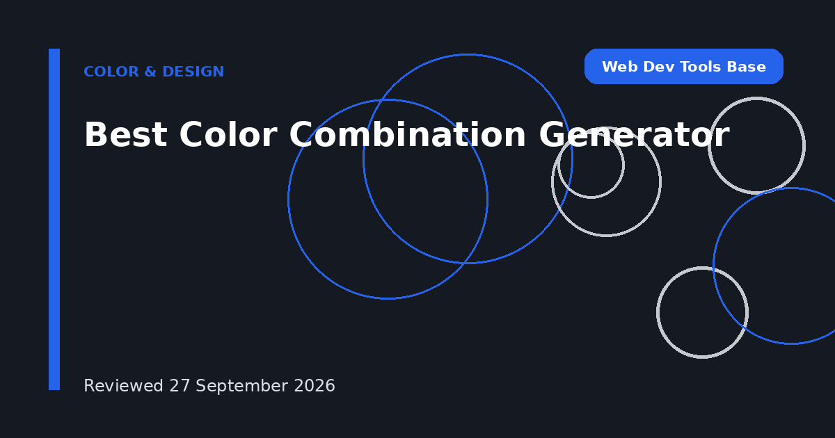 Best Color Combination Generator