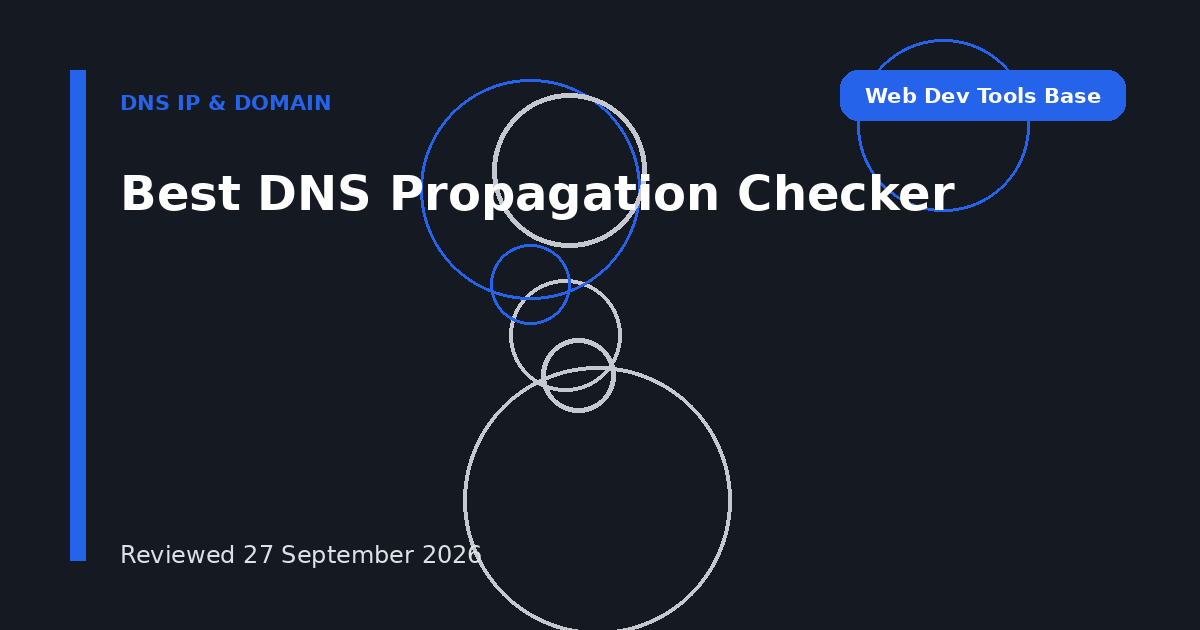 Best DNS Propagation Checker