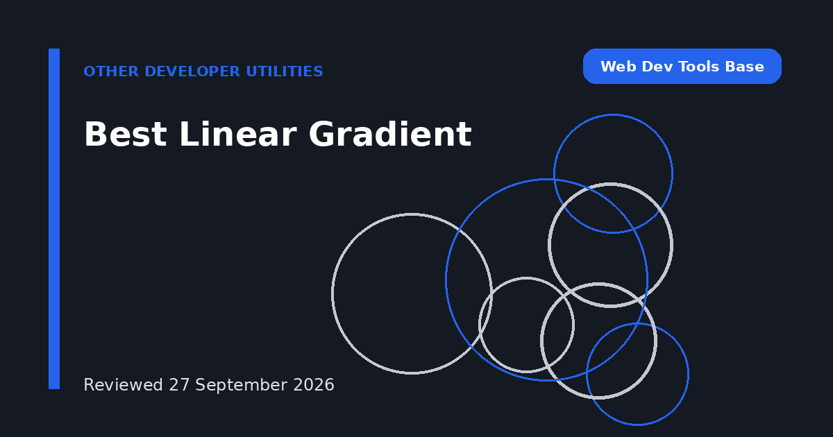 Best Linear Gradient