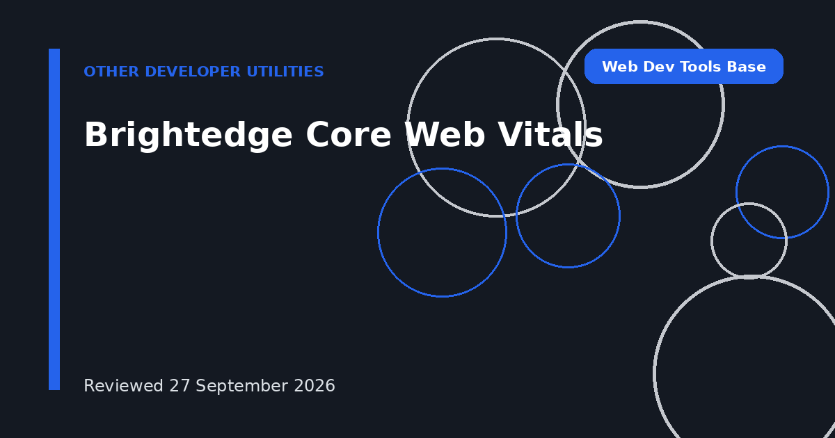 Brightedge Core Web Vitals