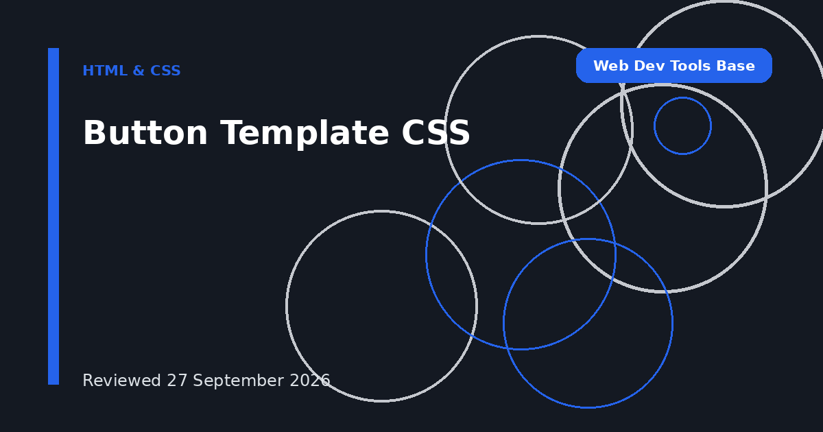 Button Template CSS