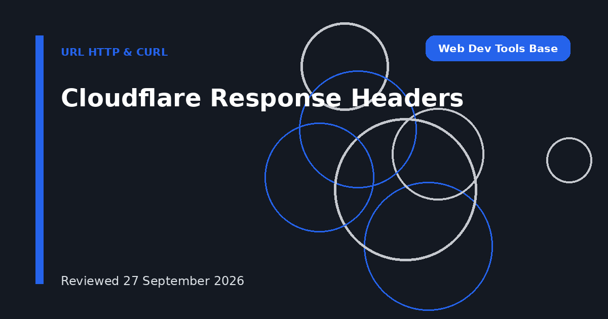 Cloudflare Response Headers