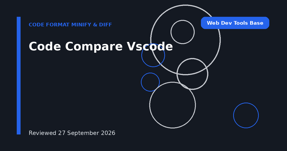 Code Compare Vscode