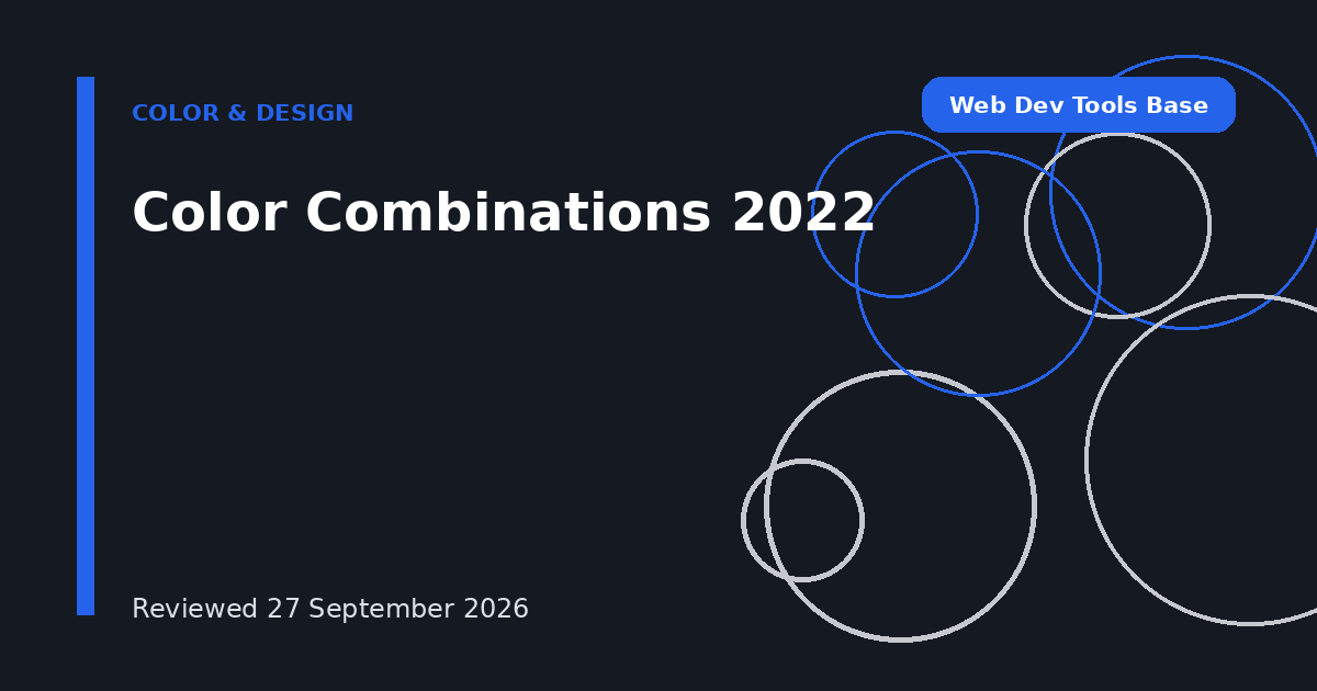 Color Combinations 2022