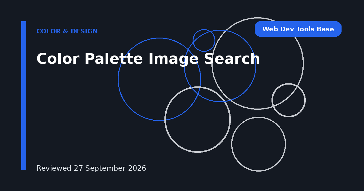 Color Palette Image Search