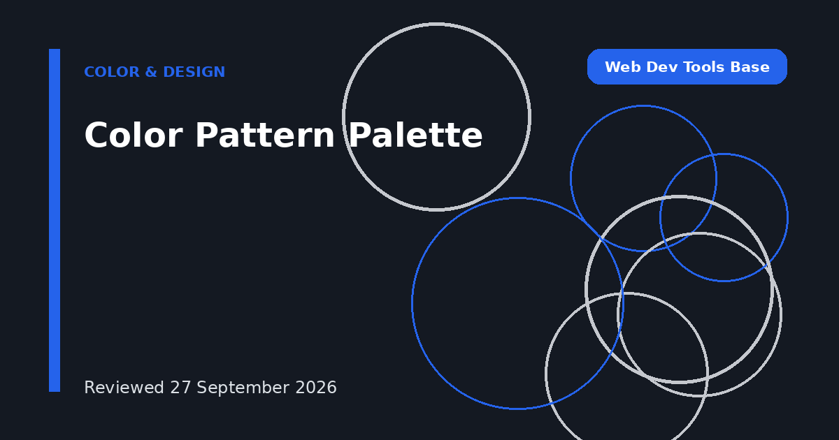 Color Pattern Palette