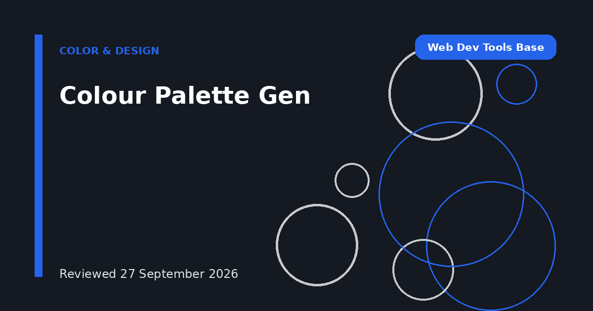 Colour Palette Gen