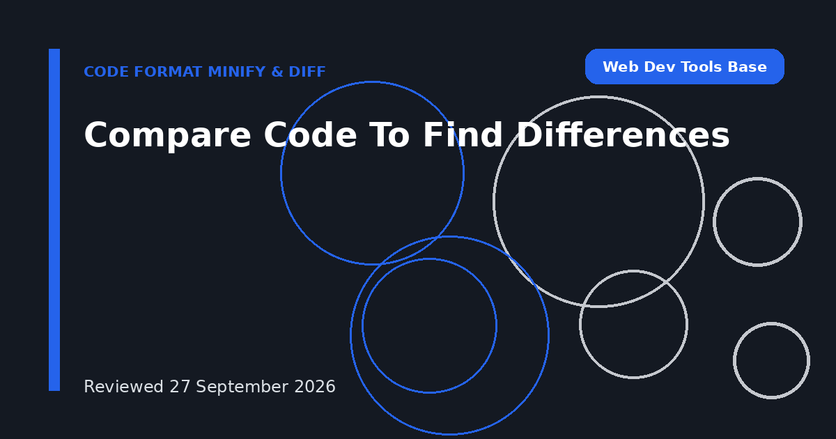Compare Code To Find Differences