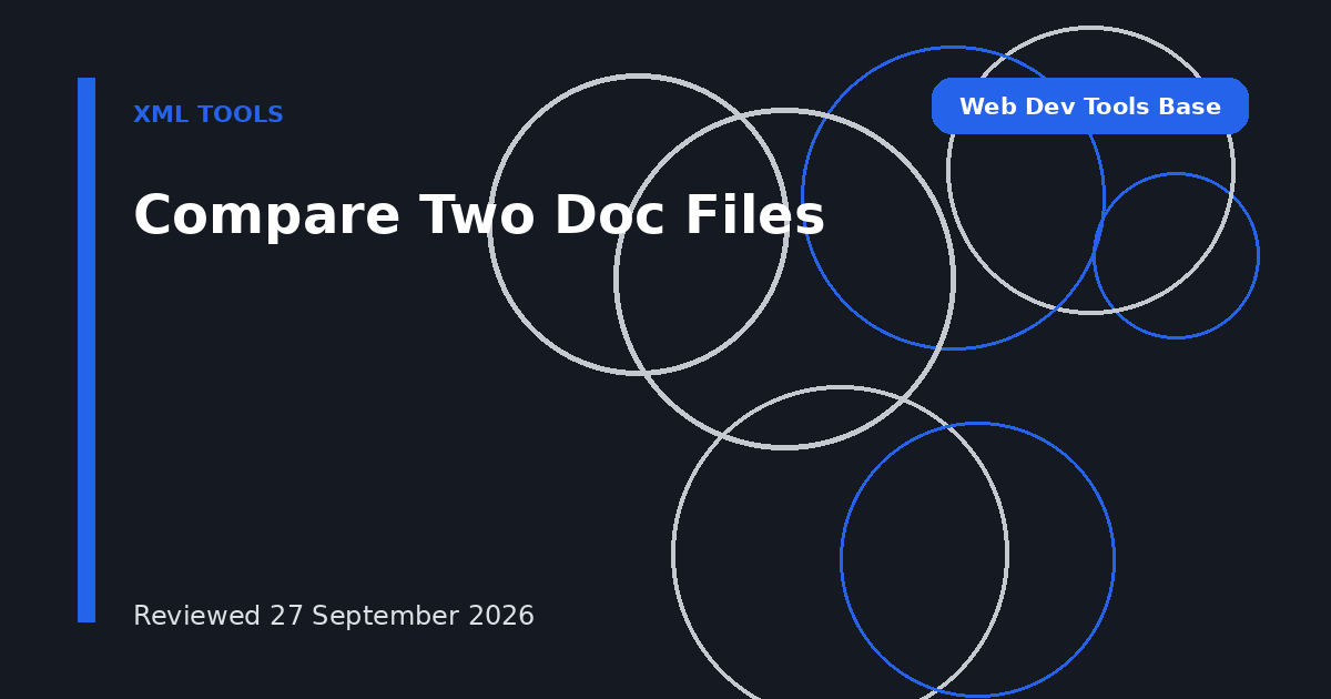 Compare Two Doc Files