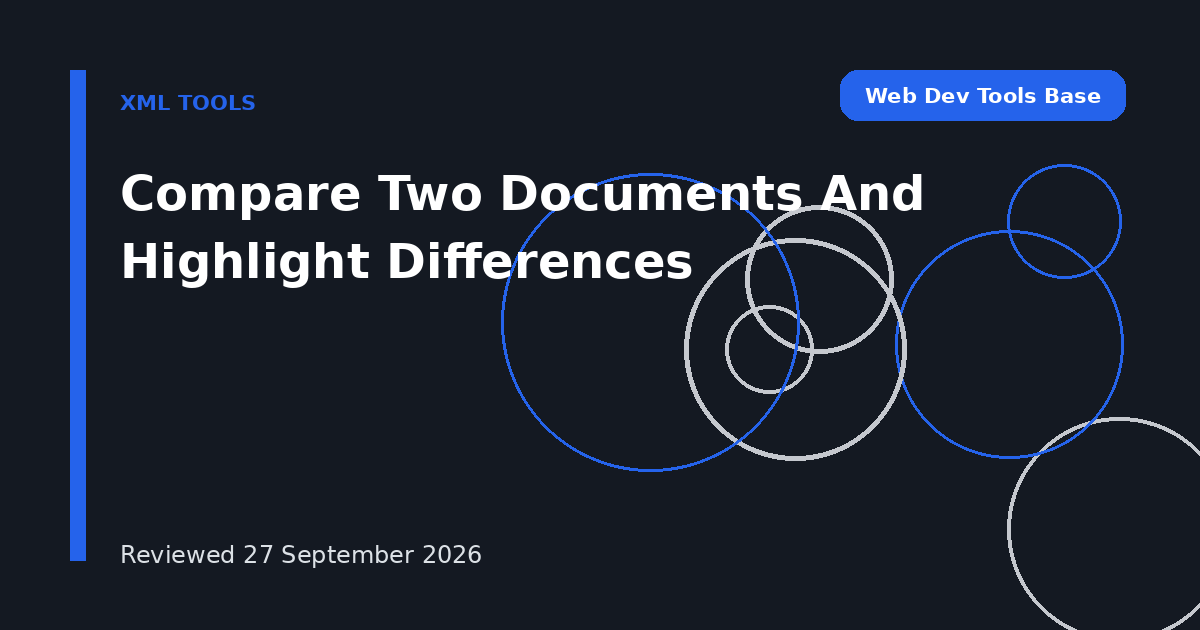 Compare Two Documents And Highlight Differences