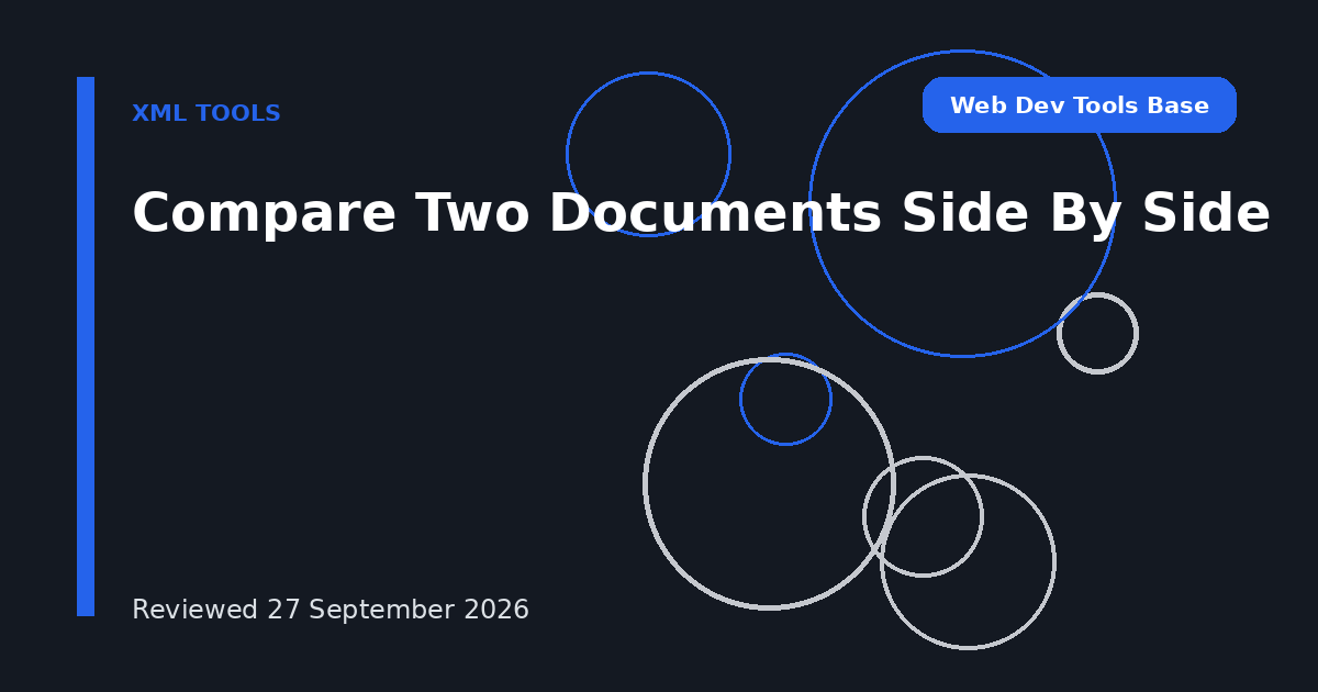 Compare Two Documents Side By Side