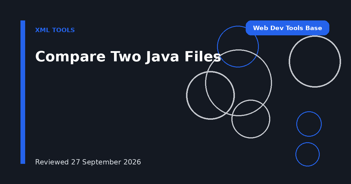 Compare Two Java Files