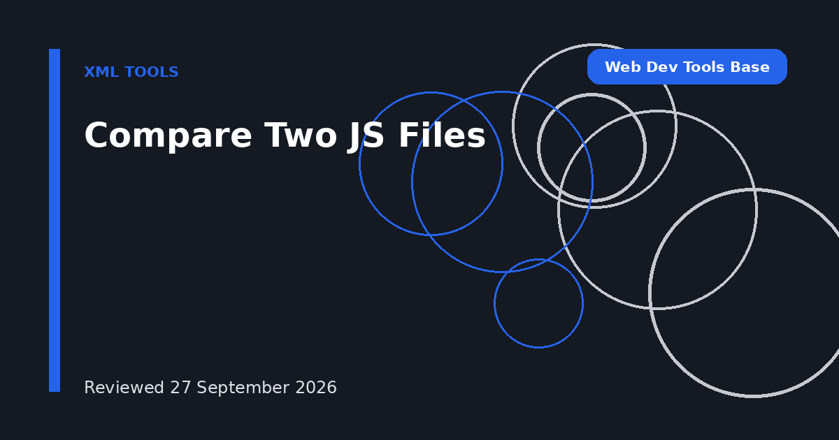 Compare Two JS Files
