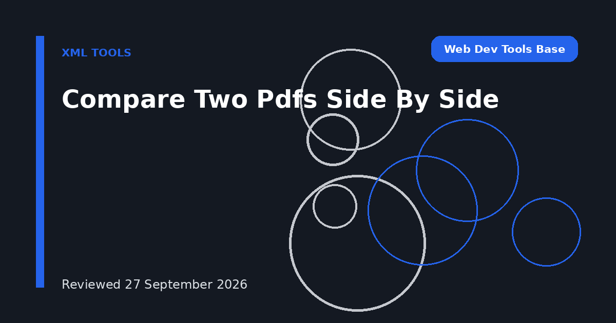 Compare Two Pdfs Side By Side