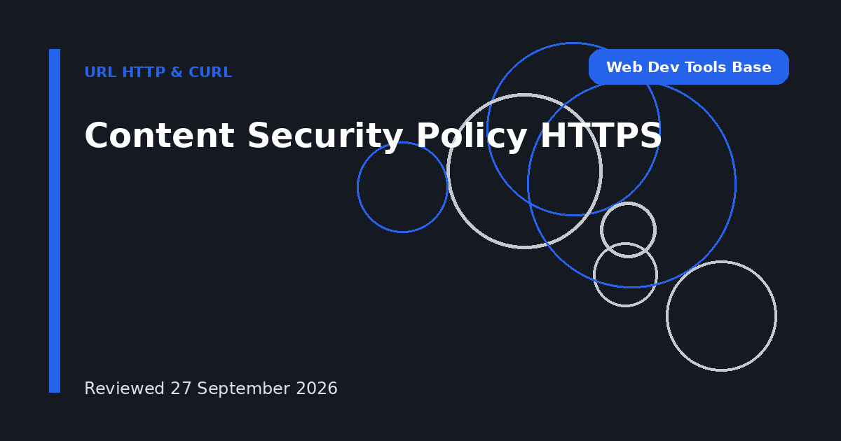 Content Security Policy HTTPS