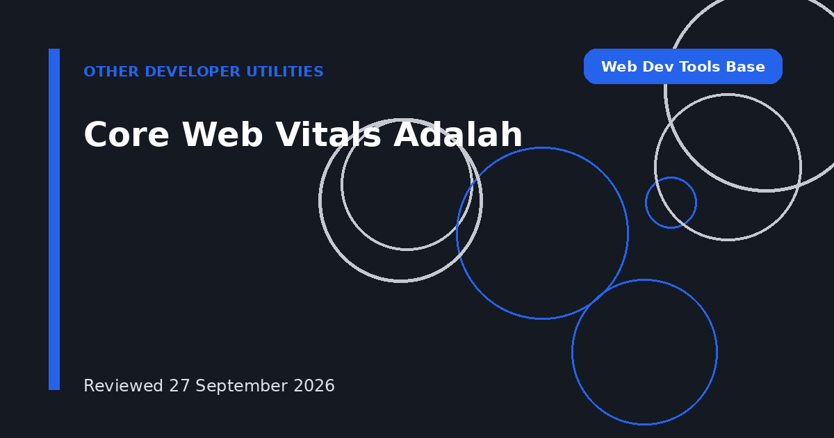 Core Web Vitals Adalah