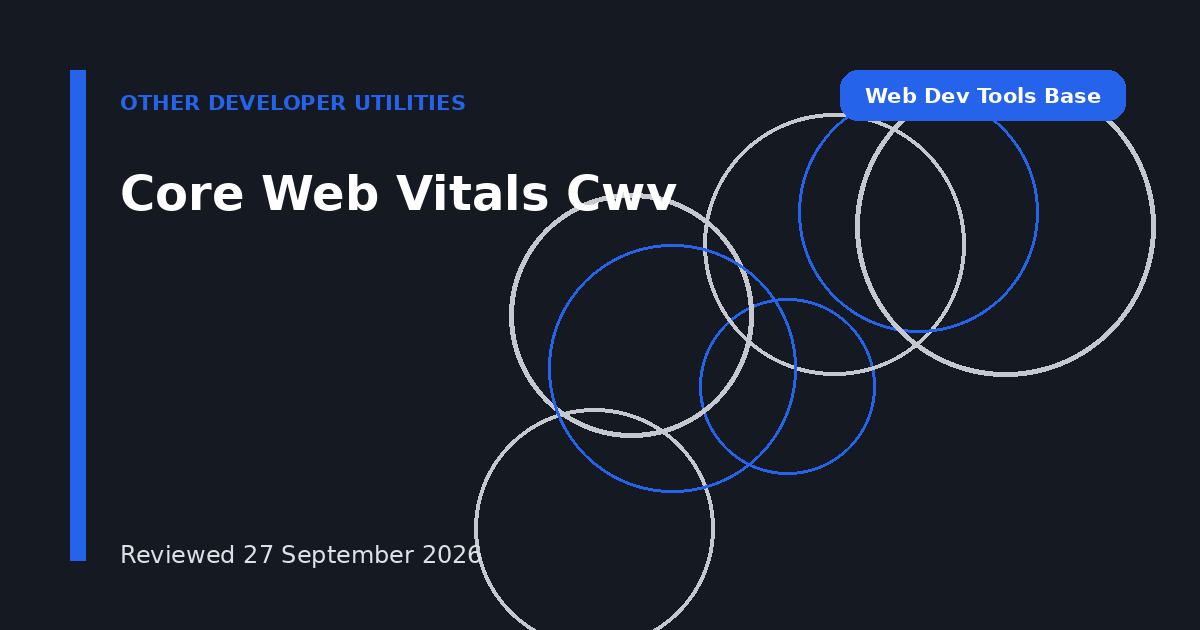 Core Web Vitals Cwv