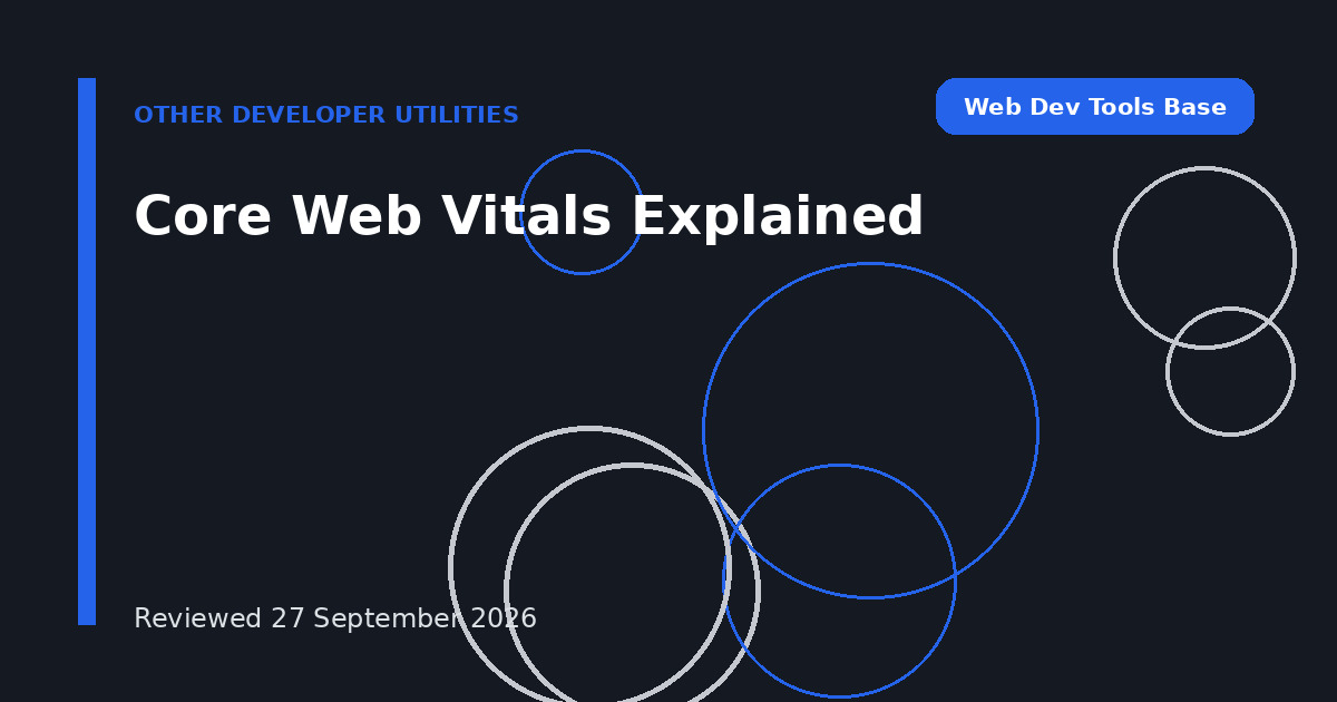Core Web Vitals Explained