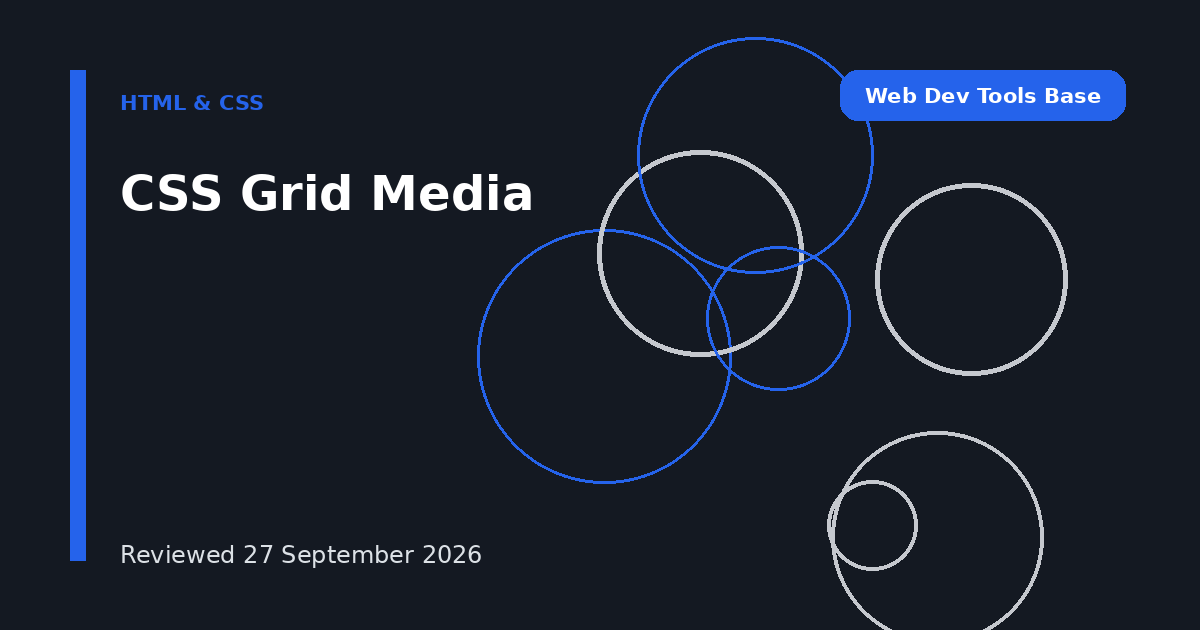 CSS Grid Media