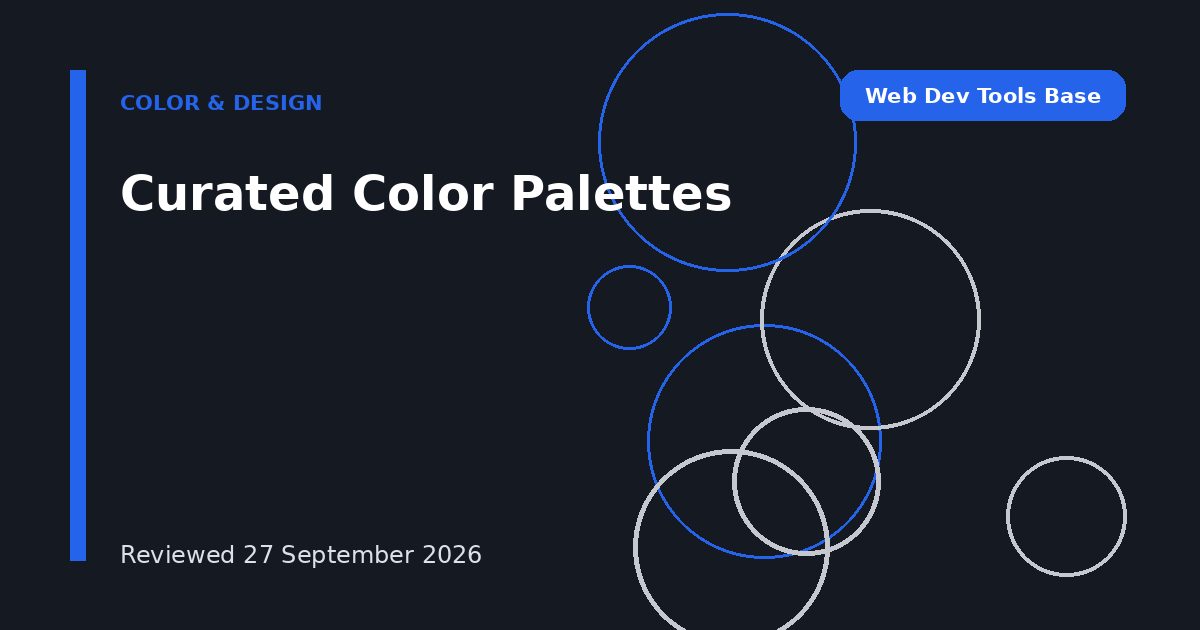 Curated Color Palettes