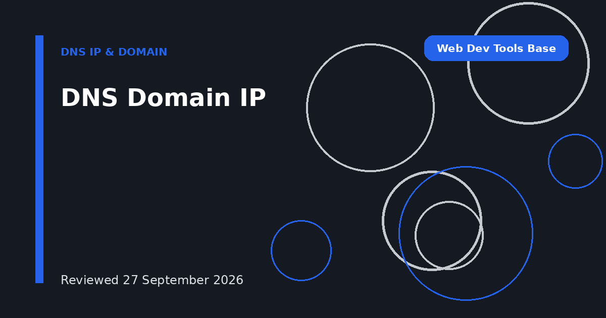 DNS Domain IP