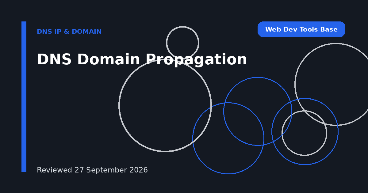 DNS Domain Propagation