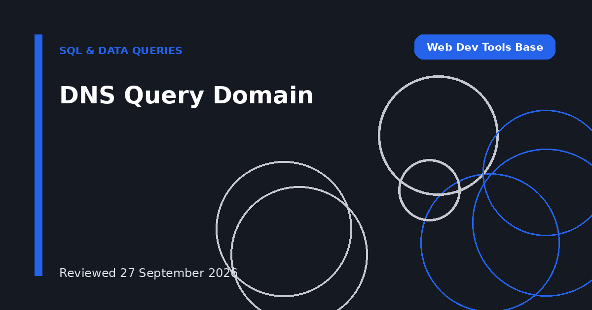DNS Query Domain