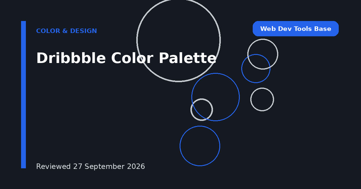 Dribbble Color Palette