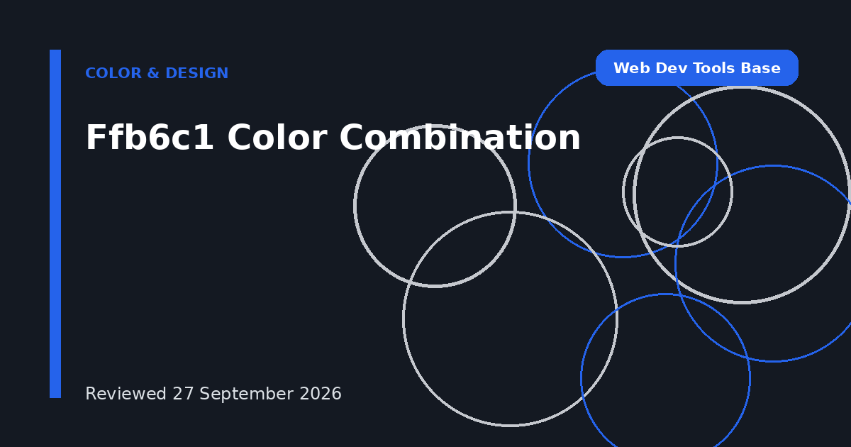 Ffb6c1 Color Combination