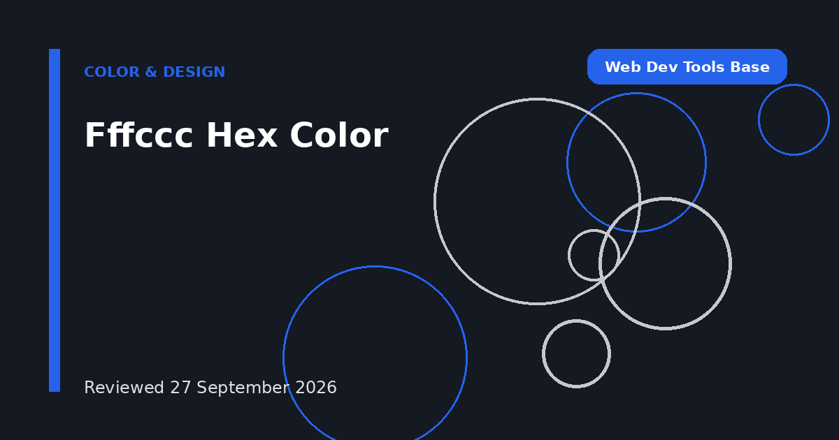 Fffccc Hex Color