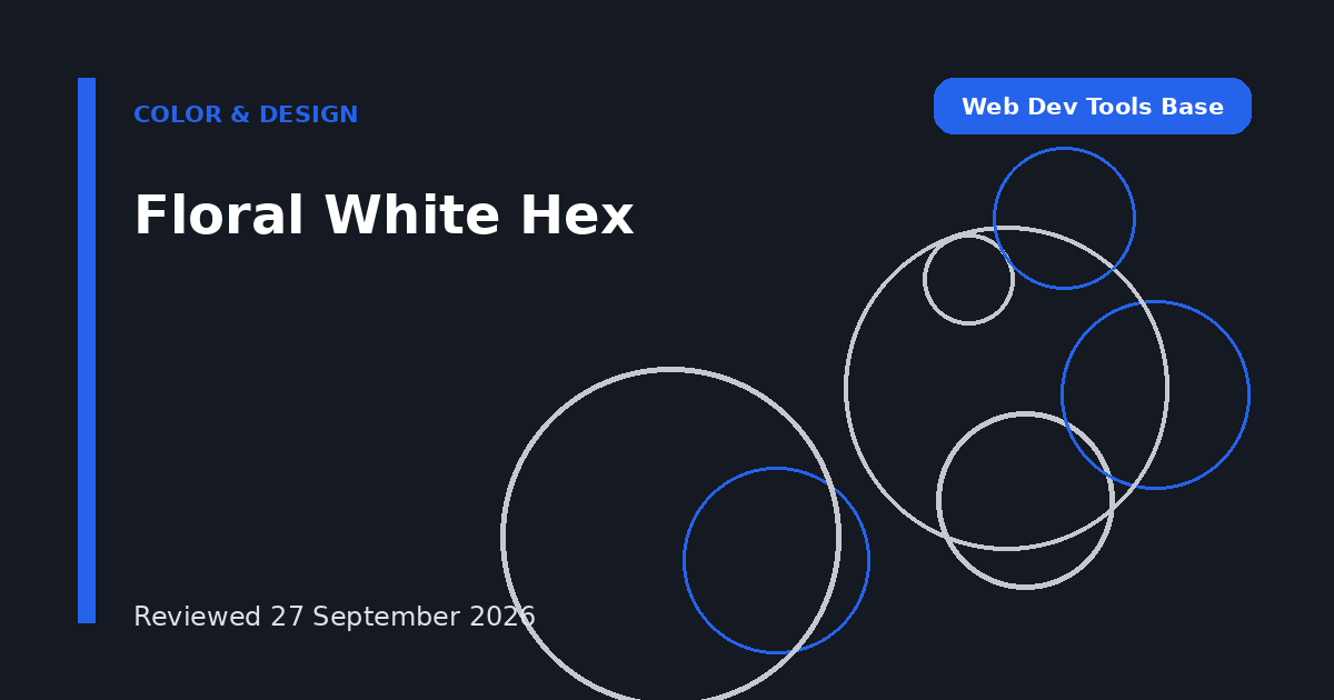 Floral White Hex