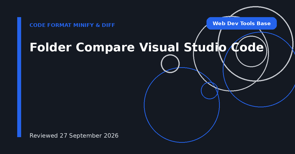 Folder Compare Visual Studio Code