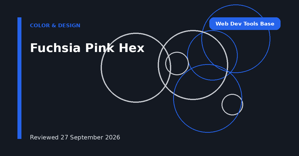 Fuchsia Pink Hex