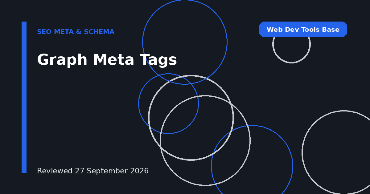 Graph Meta Tags