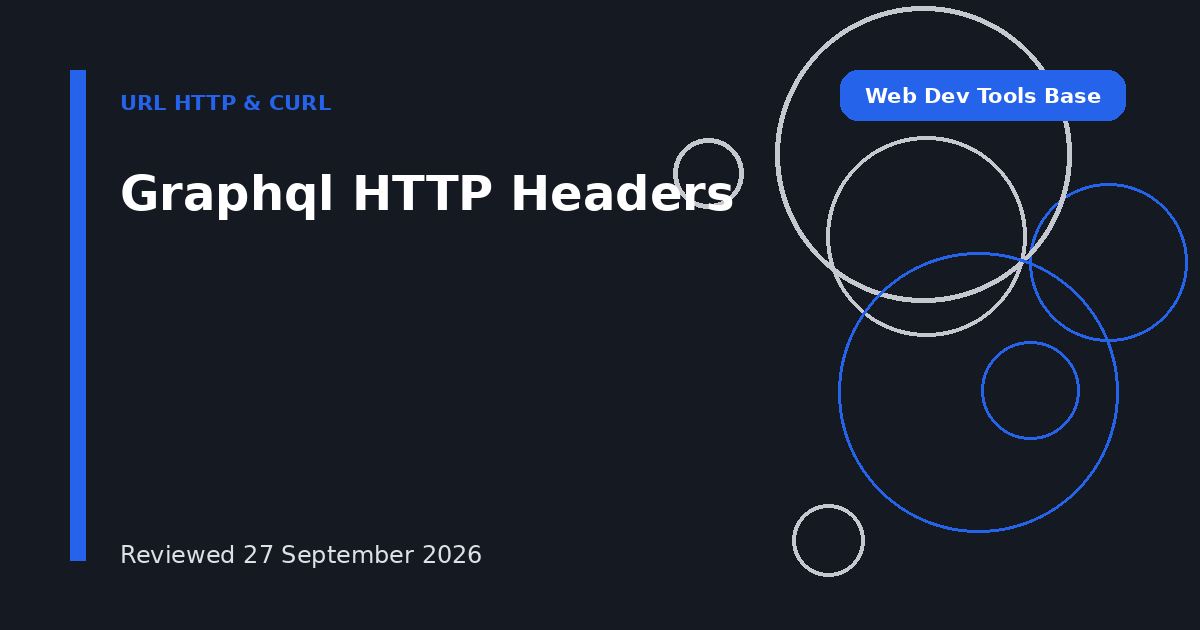 Graphql HTTP Headers