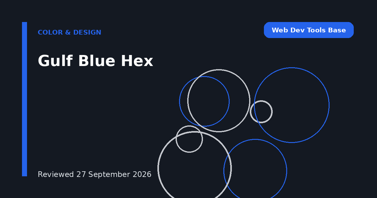 Gulf Blue Hex