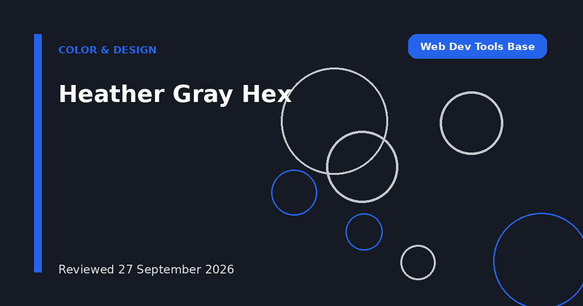 Heather Gray Hex