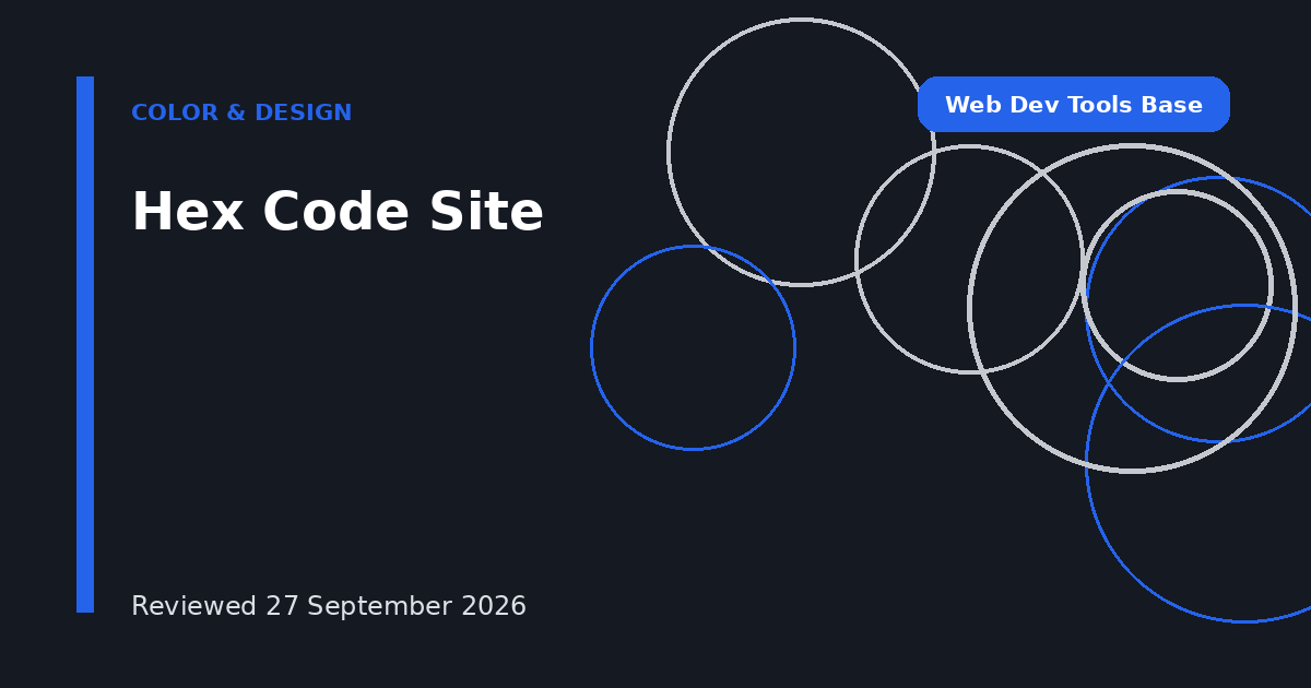 Hex Code Site