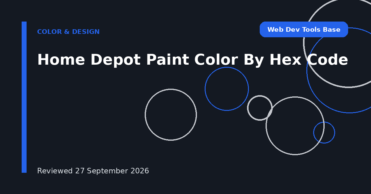 Home Depot Paint Color By Hex Code