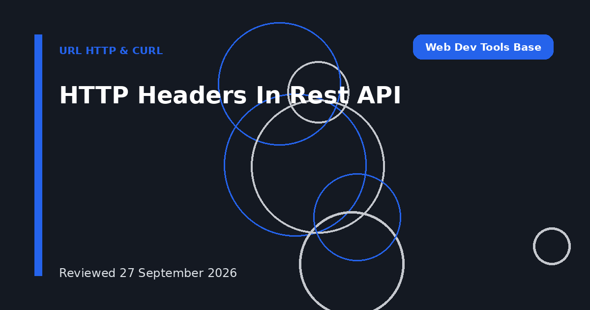 HTTP Headers In Rest API