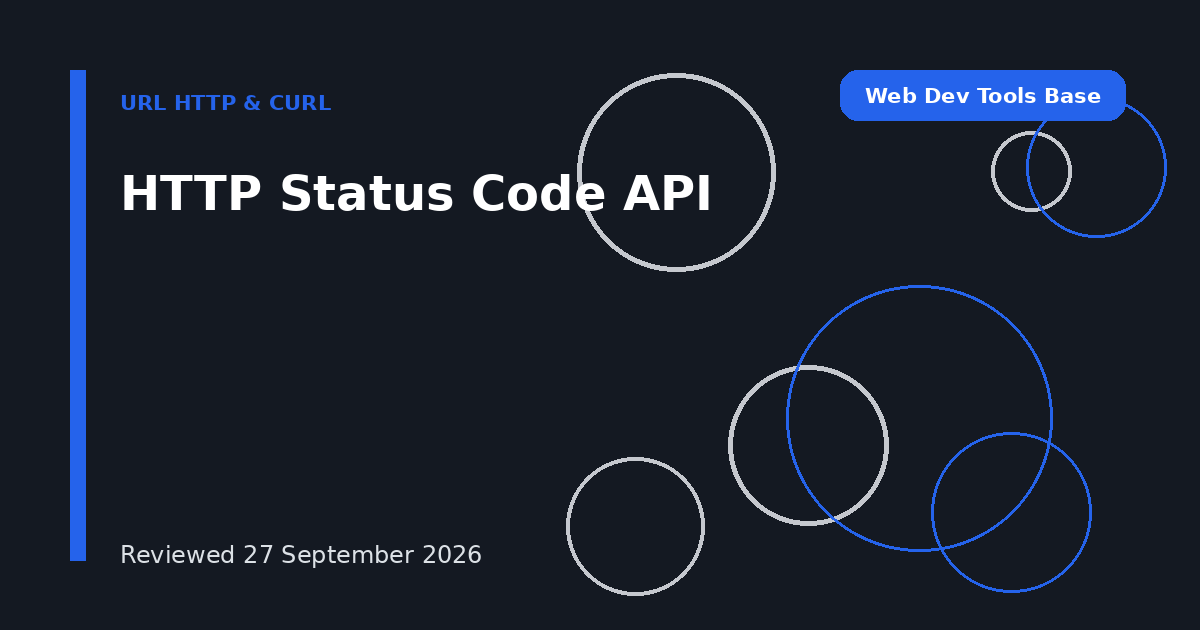 HTTP Status Code API