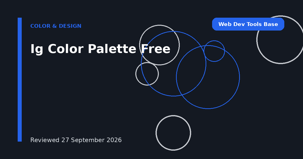 Ig Color Palette Free