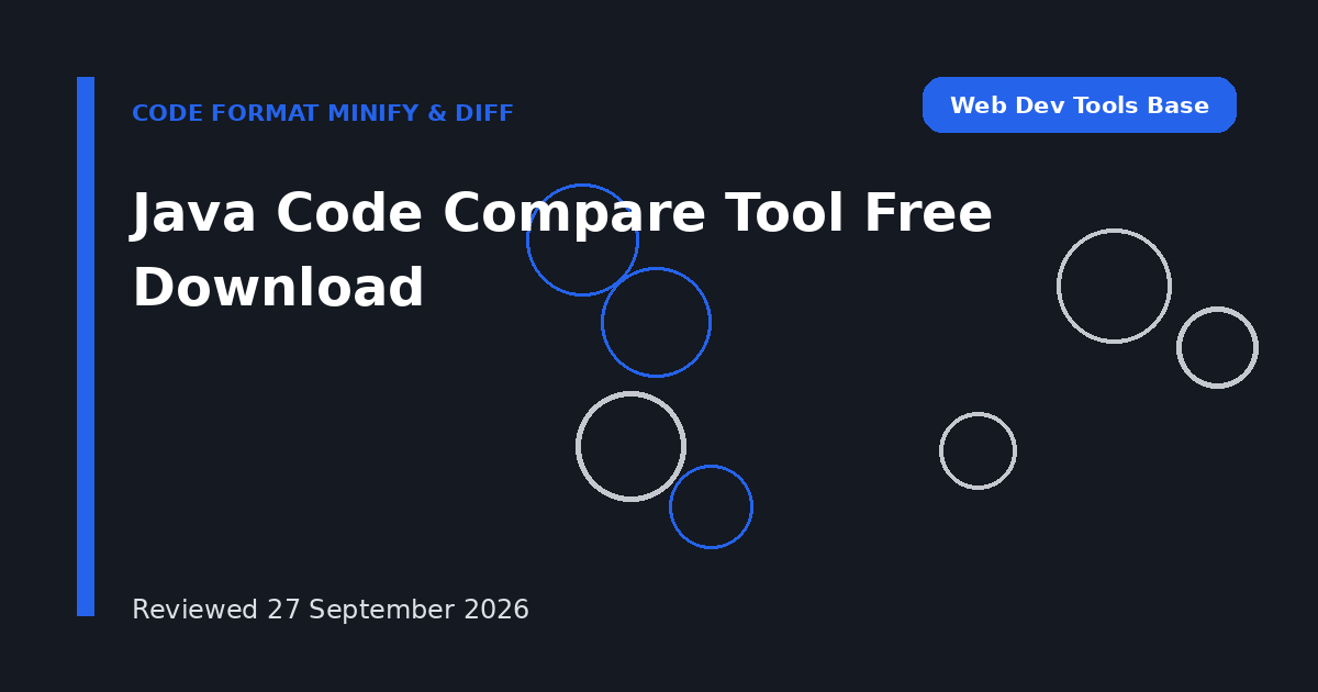 Java Code Compare Tool Free Download