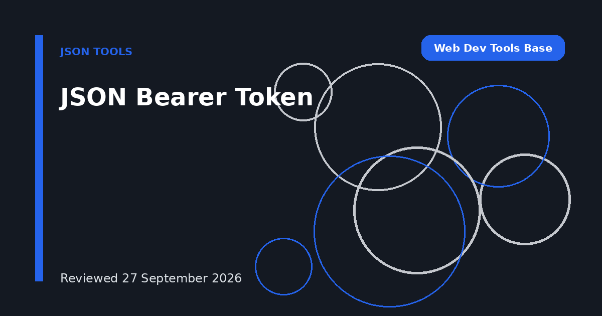 JSON Bearer Token